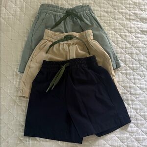 Boy’s Casual Drawstring Shorts - set of 3